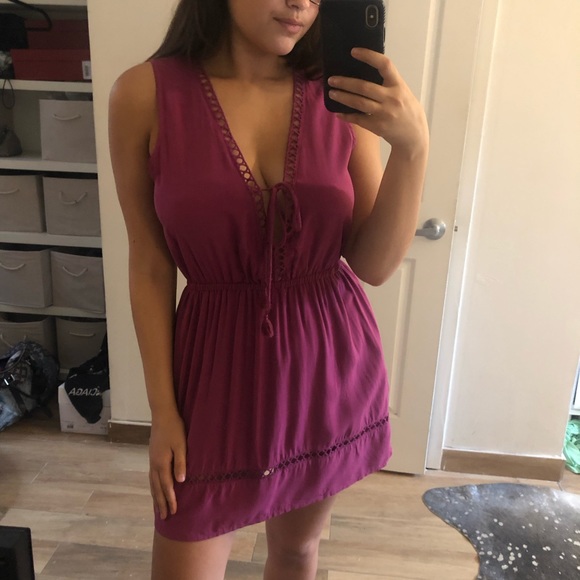 Purple Summer Dress - Picture 2 of 5